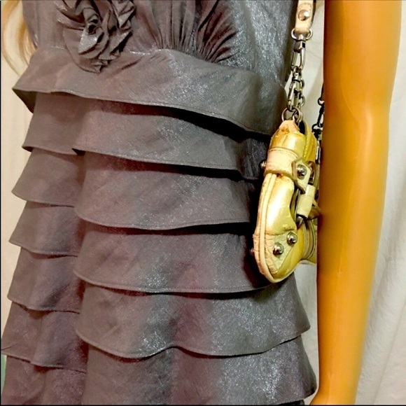 London Times Evening Cocktail Dress Like New Condition Gray Silver - Picture 2 of 8